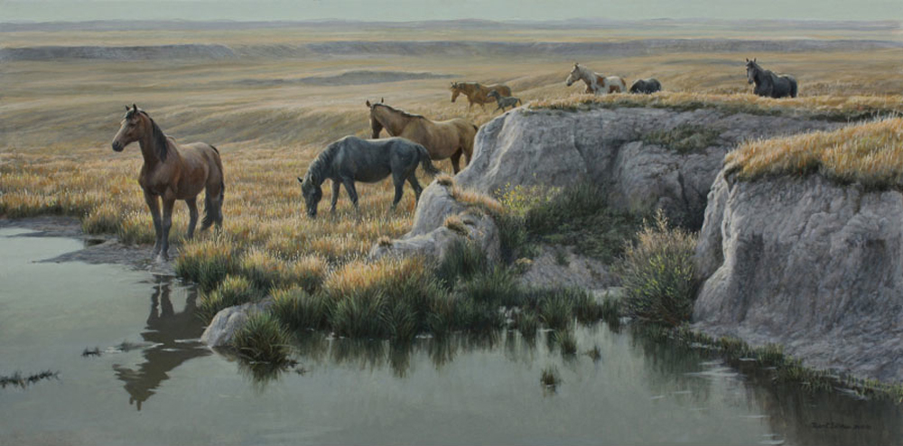 Robert Bateman Mustang Country